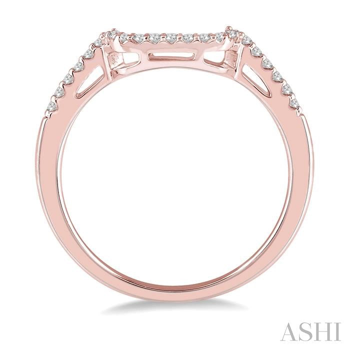 ASHI Curved Diamond Wedding Band 243H7PPFHPG-WB