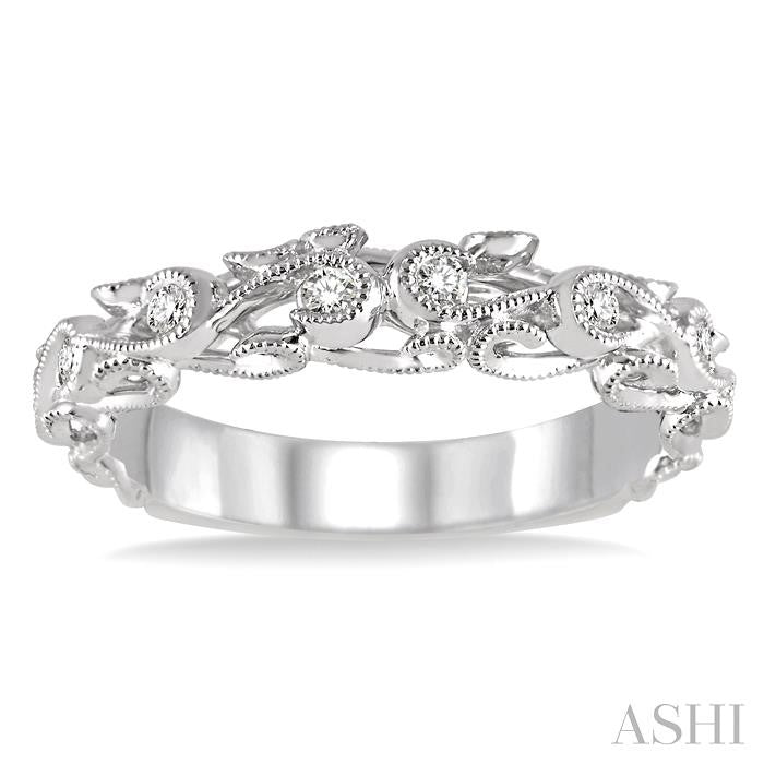 ASHI Diamond Wedding Band 24468PPFHWG-WB