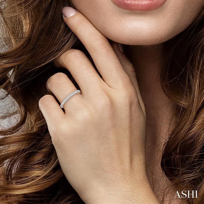 ASHI Diamond Wedding Band 255L8PPFHWG-WB