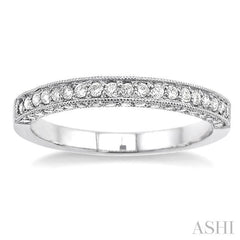 ASHI Diamond Wedding Band 25633PPFRW-WB
