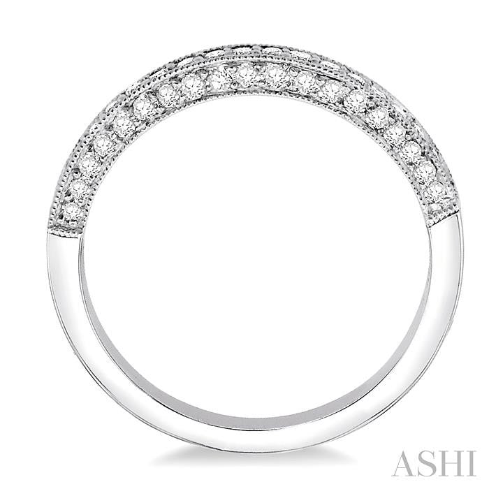 ASHI Diamond Wedding Band 25633PPFRW-WB
