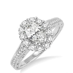 Parkplace Jewelers Oval Shape Halo Diamond Engagement Ring 249C0PPFVWG-LE-1.20