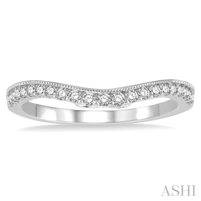 ASHI Diamond Wedding Band 258B6PPFVWG-WB