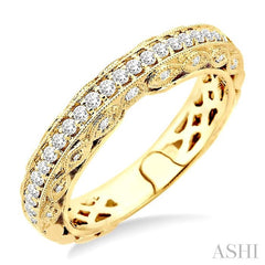 ASHI Diamond Wedding Band 25904PPFR-WB