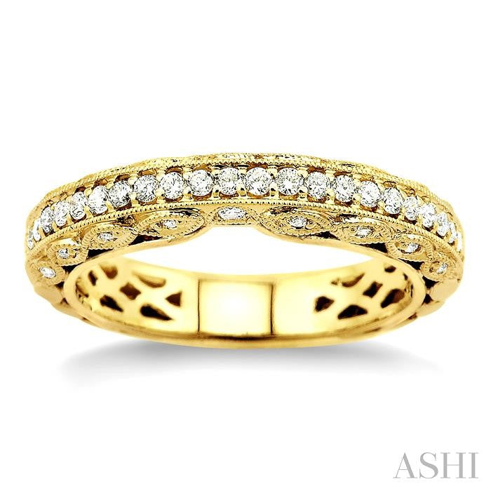 ASHI Diamond Wedding Band 25904PPFR-WB