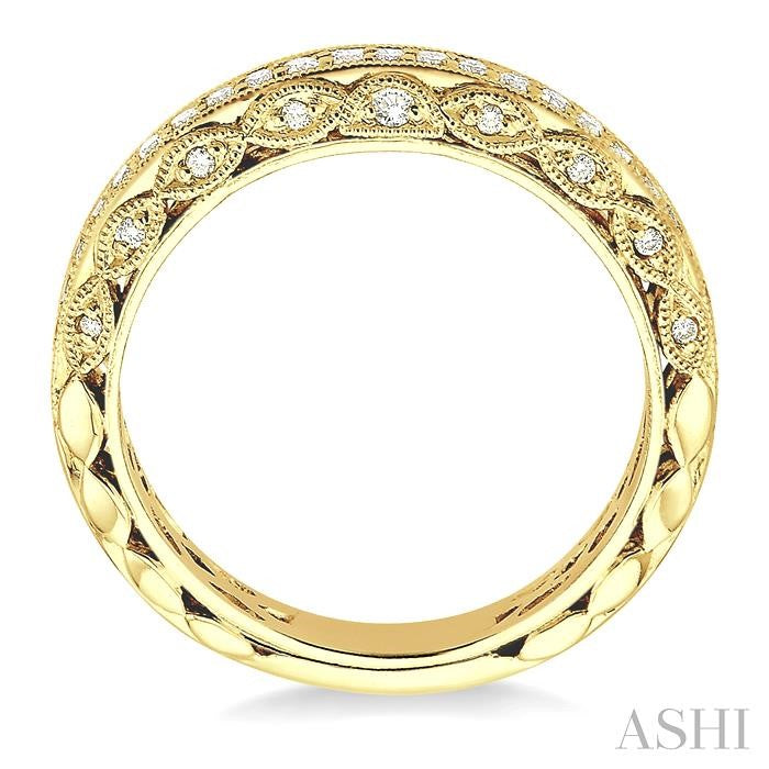 ASHI Diamond Wedding Band 25904PPFR-WB