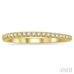 ASHI Diamond Wedding Band 259L8PPFHYG-WB
