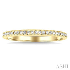 ASHI Diamond Wedding Band 260M8PPFGYG-WB