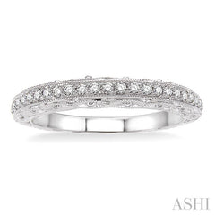 ASHI Diamond Wedding Band 26297PPFCWG-WB