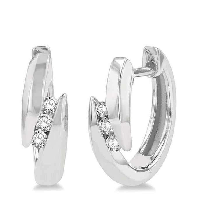 Parkplace Jewelers Diamond Huggie Earrings 680V8PPTSERWG