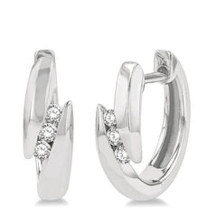 Parkplace Jewelers Diamond Huggie Earrings 680V8PPTSERWG