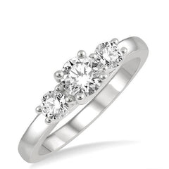 Parkplace Jewelers Round Shape Past Present & Future Diamond Engagement Ring 30412PPFGWG