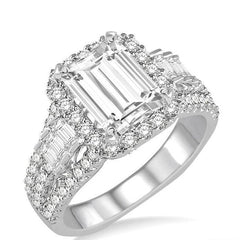 Parkplace Jewelers Emerald Shape Semi-Mount Halo Diamond Engagement Ring 202J0PPFVWG-SM-1.20