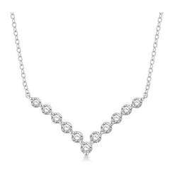Parkplace Jewelers Chevron Diamond Necklace 996JHPPFGNKWG