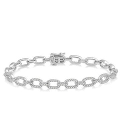 Parkplace Jewelers Paper Clip Diamond Fashion Bracelet 70821PPFHWG