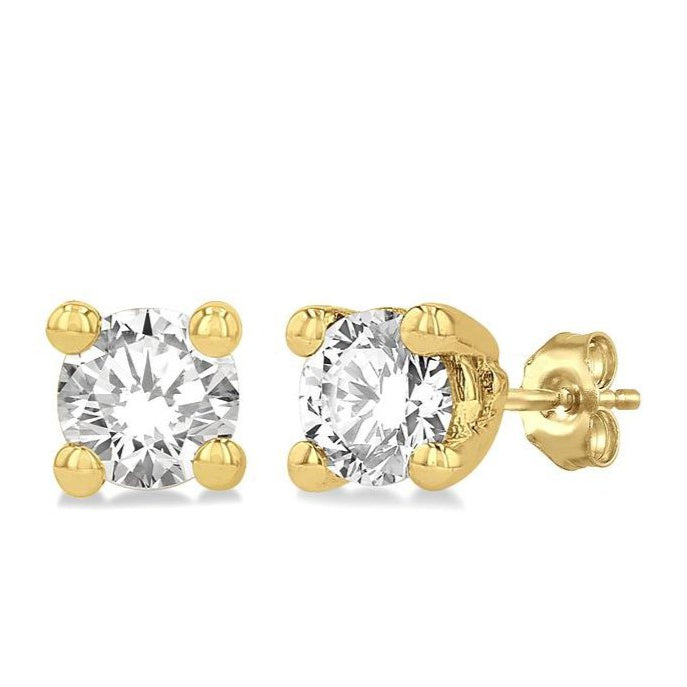 Parkplace Jewelers Round Shape Diamond Stud Earrings 66309PPFGERYG
