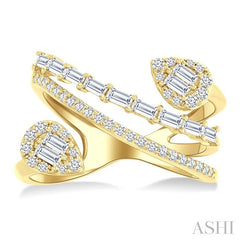 ASHI Pear Shape Fusion Diamond Fashion Ring 290G2PPFHYG