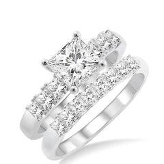 Parkplace Jewelers Princess Shape Diamond Wedding Set 23160PPFVWG-WS-1.40