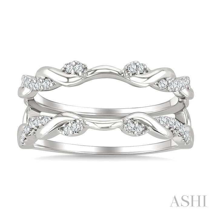 ASHI Twisted Diamond Insert Ring 292M6PPFGWG