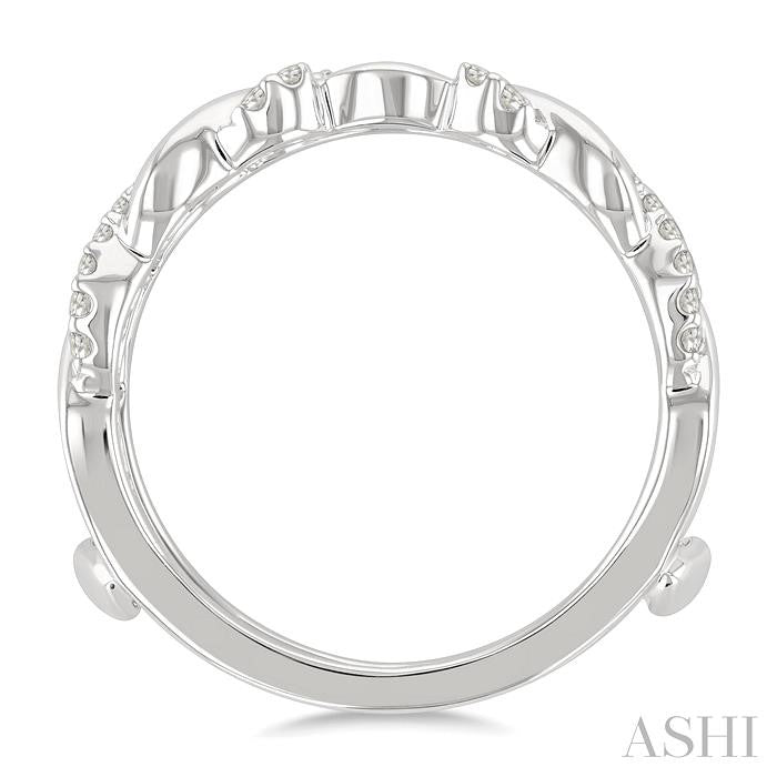 ASHI Twisted Diamond Insert Ring 292M6PPFGWG