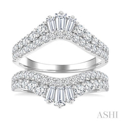 ASHI Baguette Diamond Insert Ring 293L0PPFHWG-2.0