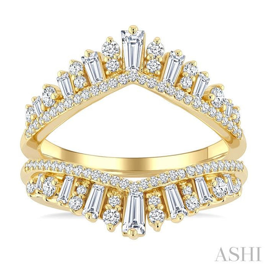 ASHI Baguette Diamond Insert Ring 293N1PPFHYG