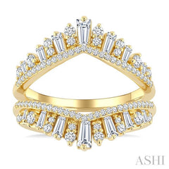 ASHI Baguette Diamond Insert Ring 293N1PPFHYG