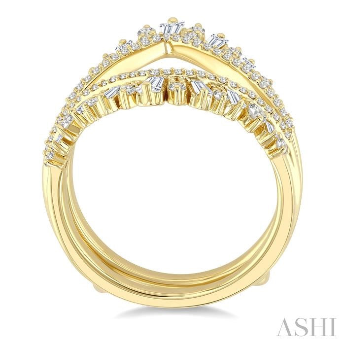 ASHI Baguette Diamond Insert Ring 293N1PPFHYG