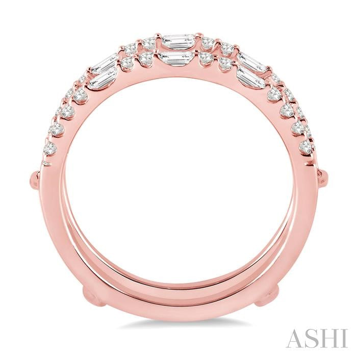 ASHI Baguette Diamond Insert Ring 29453PPFHPG