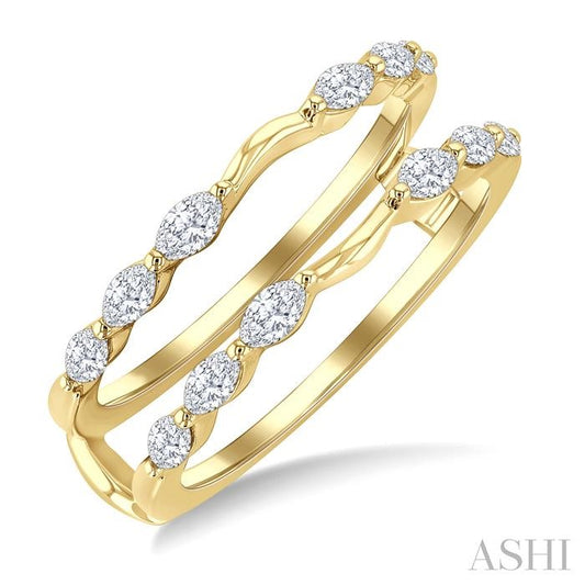 ASHI Diamond Insert Ring 294M3PPFGYG