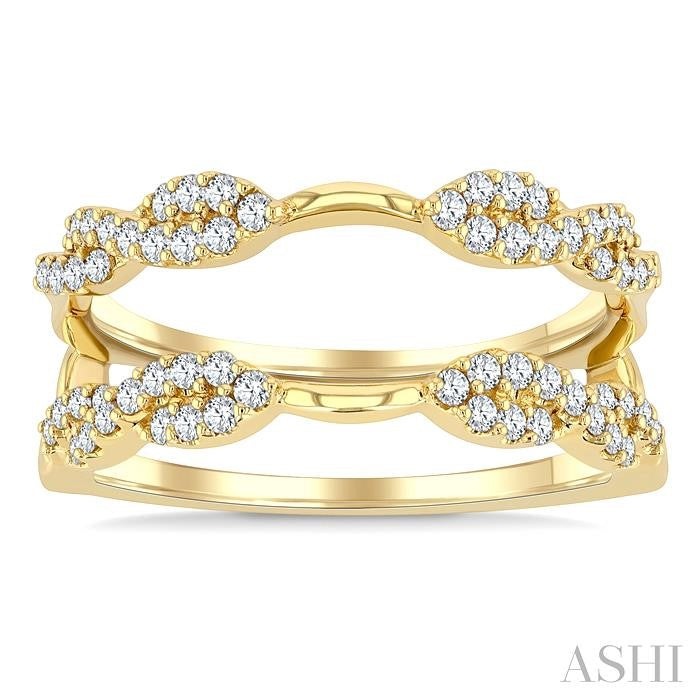 ASHI Twisted Diamond Insert Ring 295M4PPFGYG