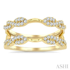 ASHI Twisted Diamond Insert Ring 295M4PPFGYG