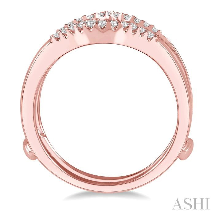 ASHI Chevron Baguette Diamond Insert Ring 29725PPFHPG