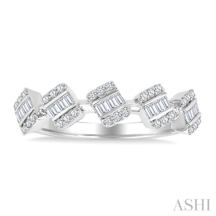 ASHI 5 Stone Fusion Diamond Fashion Ring 297G5PPFGWG