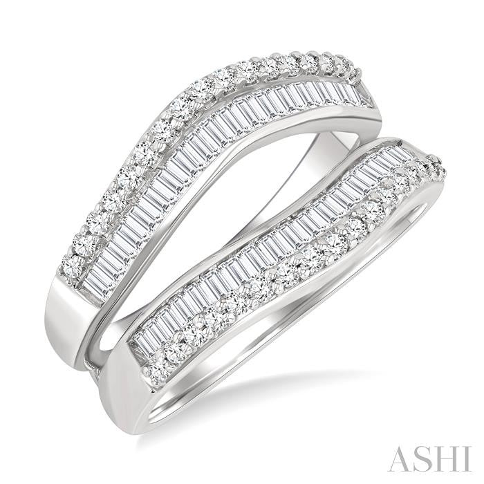 ASHI Baguette Diamond Insert Ring 297M1PPFHWG