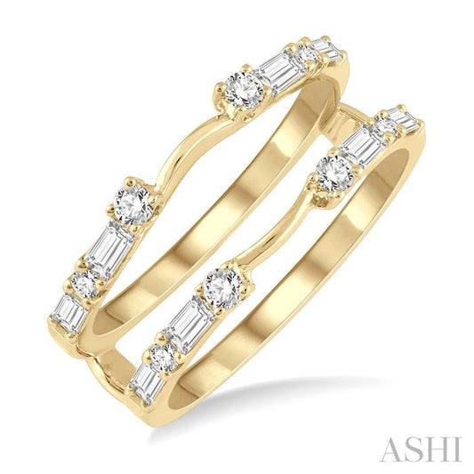 ASHI Baguette Diamond Insert Ring 29903PPFHYG