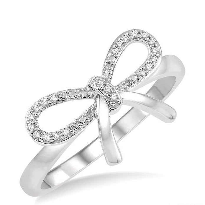 Parkplace Jewelers Bow Tie Diamond Fashion Ring 11108PPTSWG