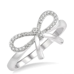 Parkplace Jewelers Bow Tie Diamond Fashion Ring 11108PPTSWG