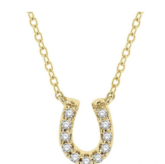 Parkplace Jewelers Horseshoe Petite Diamond Fashion Pendant 647B8PPTSPDYG