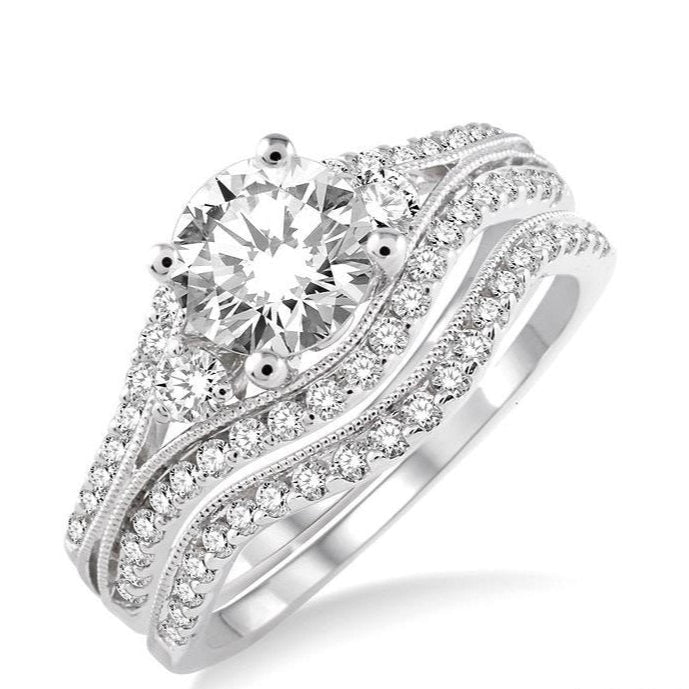 Parkplace Jewelers Round Shape Diamond Wedding Set 23960PPFVWG-WS-1.10