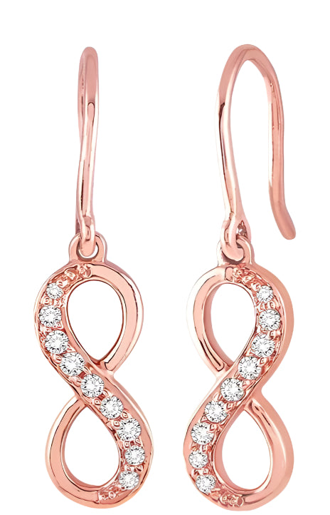 Parkplace Jewelers Infinity Petite Diamond Fashion Earrings 64968PPFXERPG