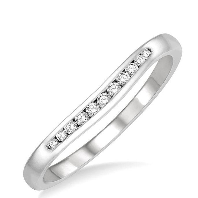 Parkplace Jewelers Curved Diamond Wedding Band 30358PPFGWG