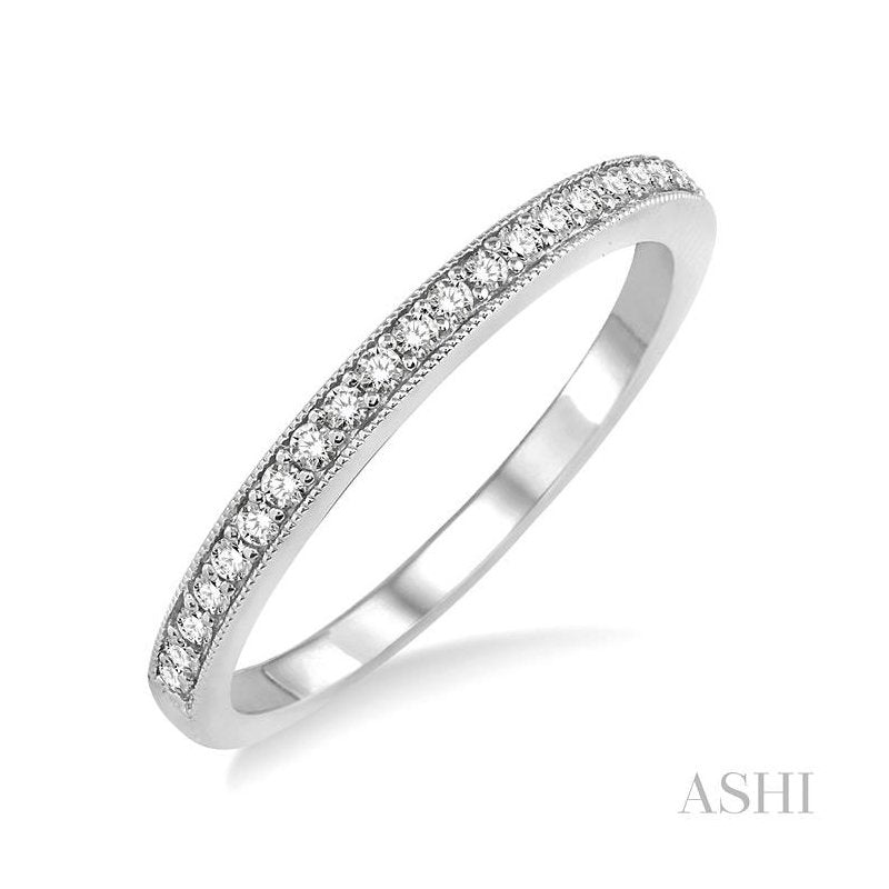 ASHI Diamond Wedding Band 32837PPFHWG
