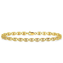 Parkplace Jewelers Oval Shape Diamond Link Bracelet 7589QPPTSYG