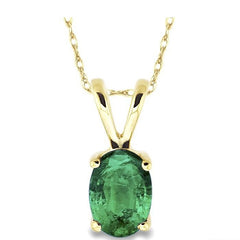Parkplace Jewelers Oval Shape Gemstone Solitaire Pendant 57129PPF@PDEM
