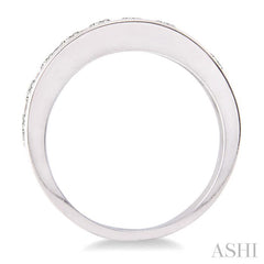 ASHI Channel Set Diamond Wedding Band 30301PPFNW