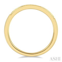 ASHI Curved Diamond Wedding Band 30368PPFHYG
