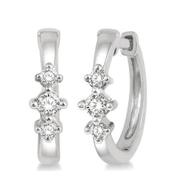Parkplace Jewelers Past Present & Future Petite Diamond Huggie Fashion Earrings 677V8PPTGERWG