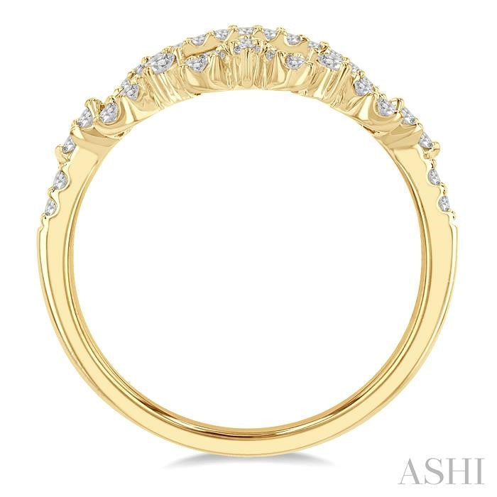ASHI Diamond Wedding Band 30475PPFGYG