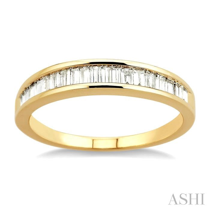 ASHI Channel Set Baguette Diamond Wedding Band 30503PPFC